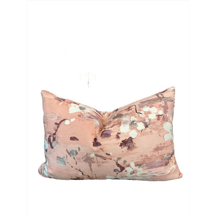 Pink Cherry Blossom Pillow - 12x18