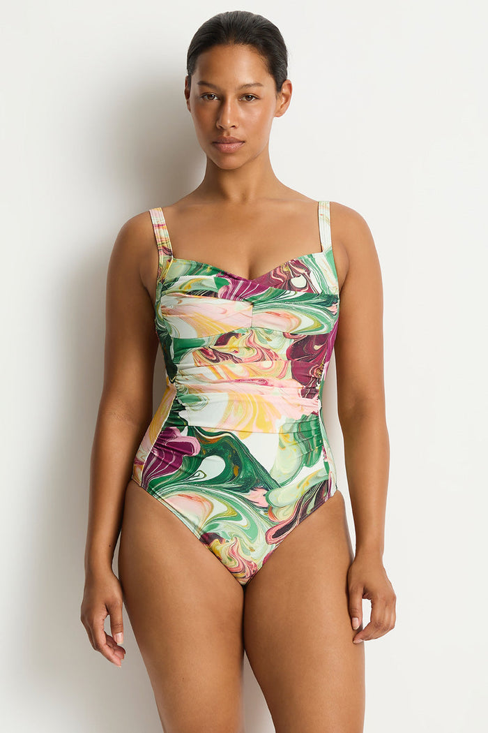 Abyss Twist Front One Piece