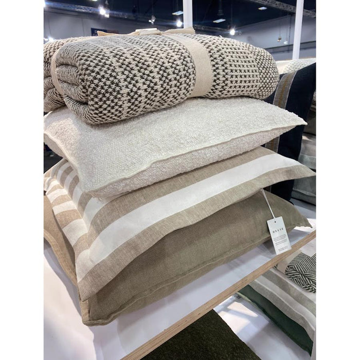 Weave Alberto Cushion - Ivory (50cm) | Koop.co.nz