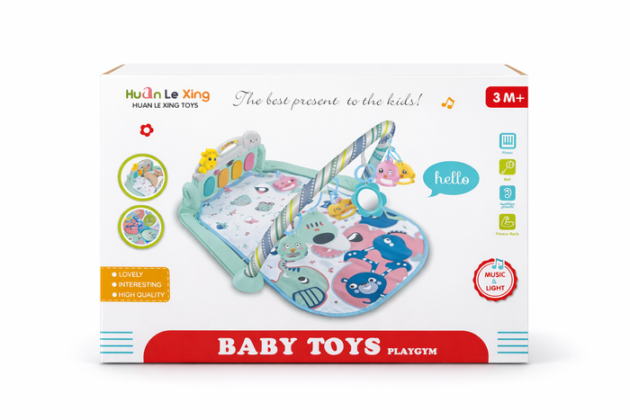 Baby Play Mat with Piano – Music & Light Activity Gym (3M+)