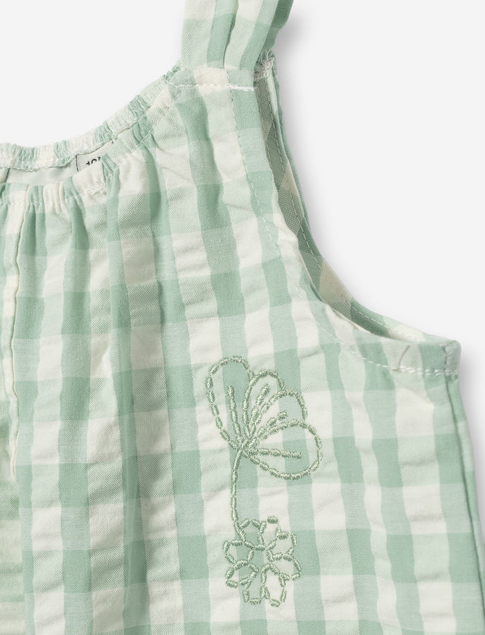 Barboteuse en gingham