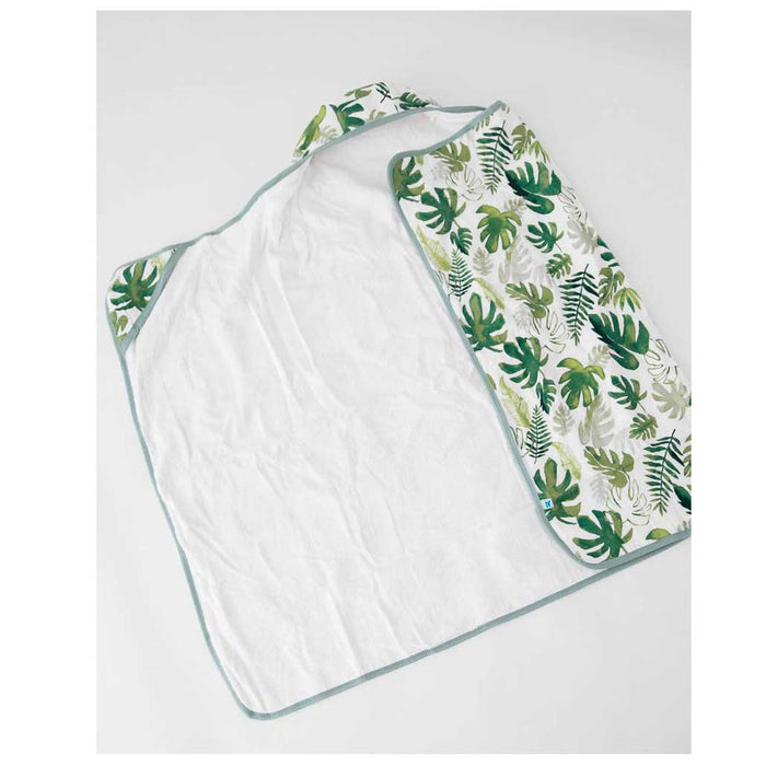 Little Unicorn Big Kids Hooded Towel – Tropical Leaf | Koop.co.nz