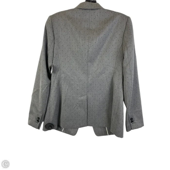 Blazer By Banana Republic In Grey, Size: 8