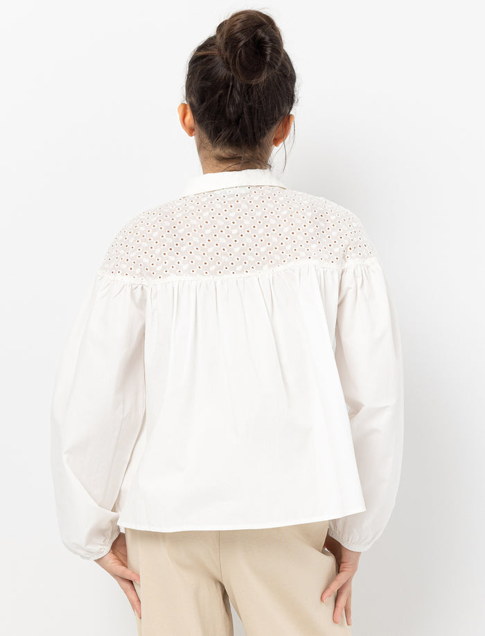 Blouse classique à col chemise