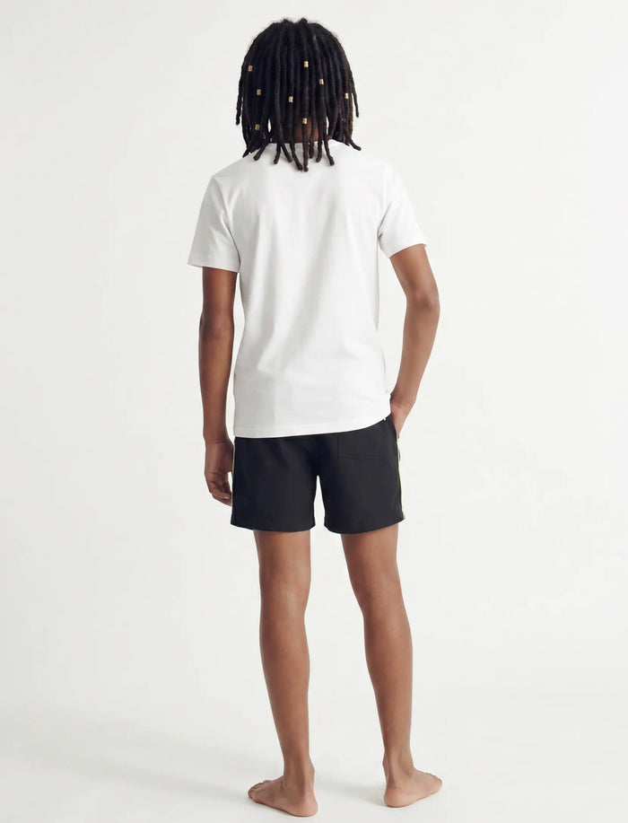 Boardshort à bandes contrastantes