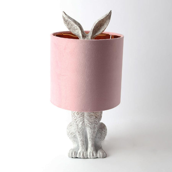 Le Forge Bunny Lamp - Stone/Blush (43cm) | Koop.co.nz