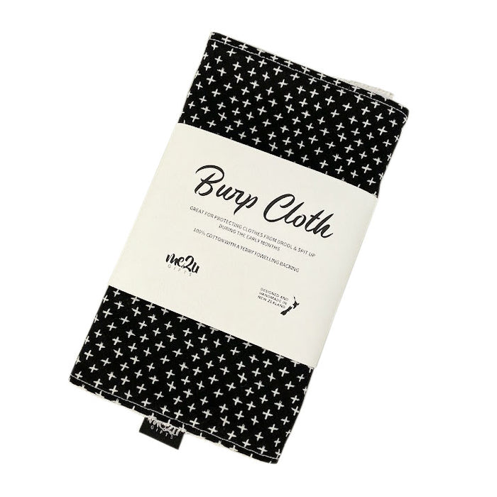 Me2U Gifts Burp Cloth – Scratch White Cross | Koop.co.nz