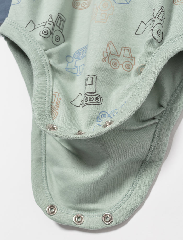 Cache-couches en coton bio pour bébé garçon - Ens. de 2