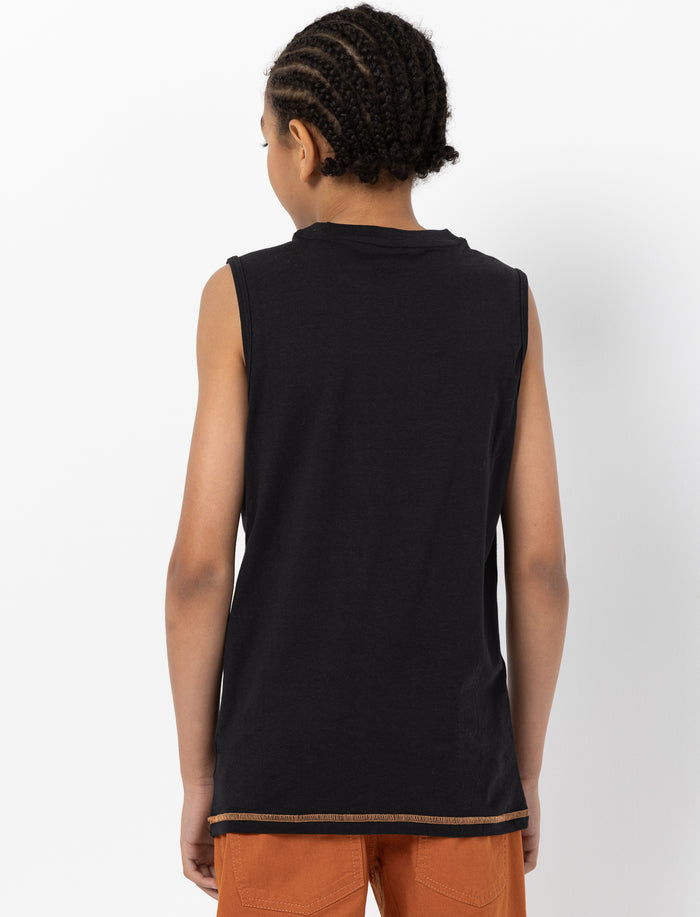 Camisole imprimée à col rond