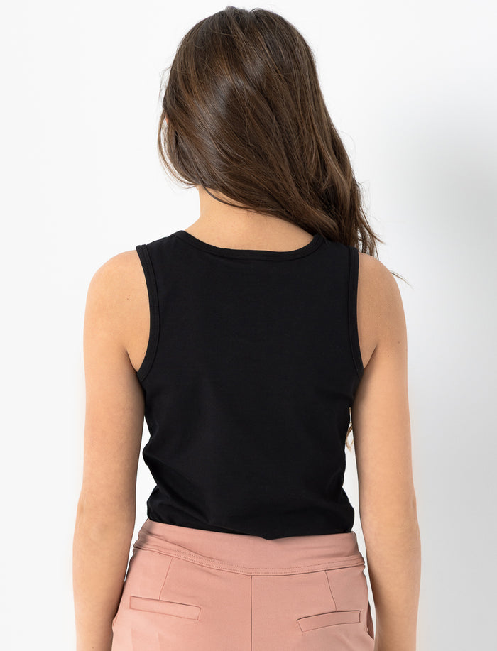 Camisole unie en coton bio