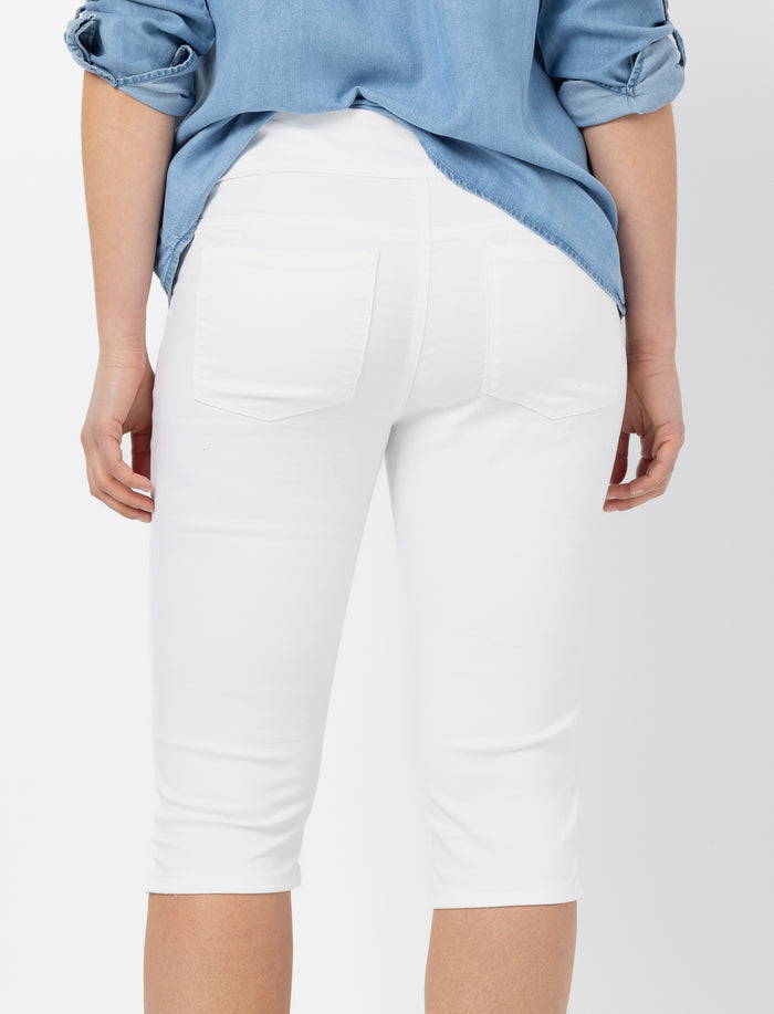 Capri en denim à enfiler