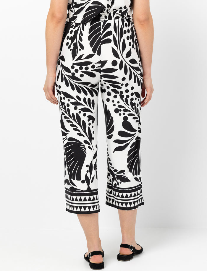 Capri motif abstrait fleuri