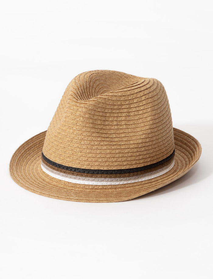 Chapeau Trilby en paille