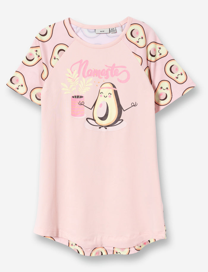 Chemise de nuit à manches courtes - petite fille