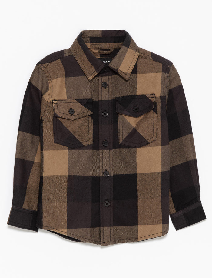 Chemise en flanelle à carreaux - petit garçon