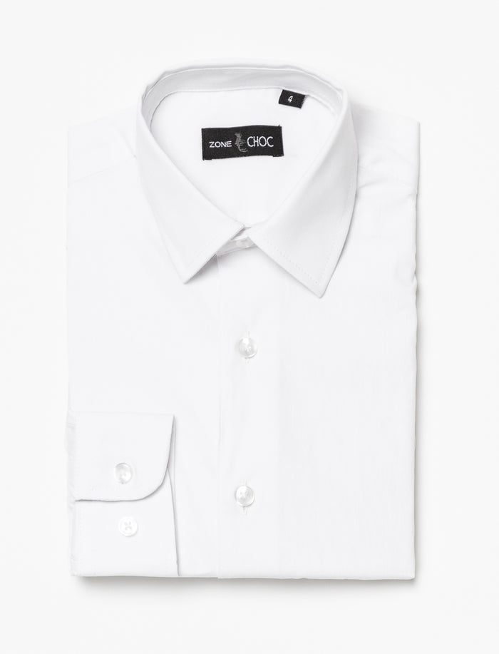 Chemise habillée unie - petit garçon
