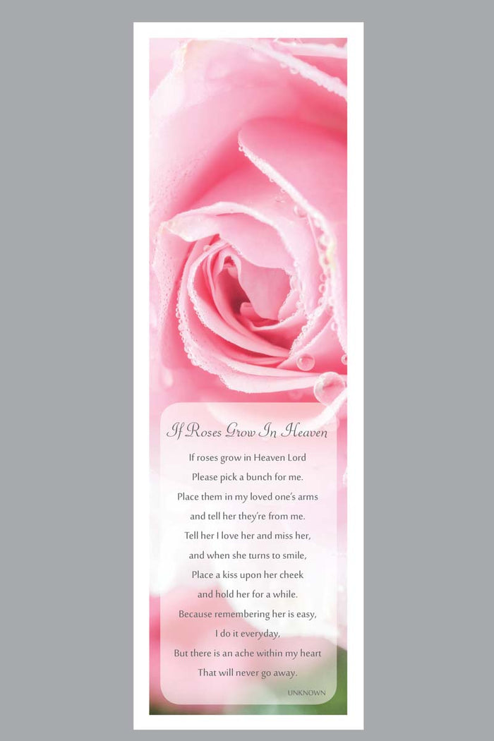 Cherished Rose Bookmark - ST8534-BM