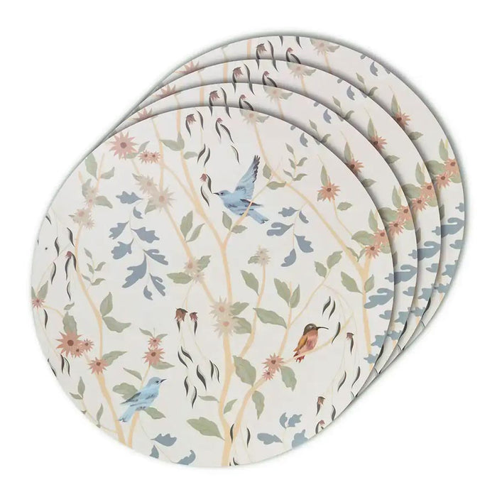 Amalfi Colette Round Placemat Set (4pc) | Koop.co.nz