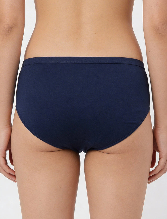 Culotte bikini unie sans coutures