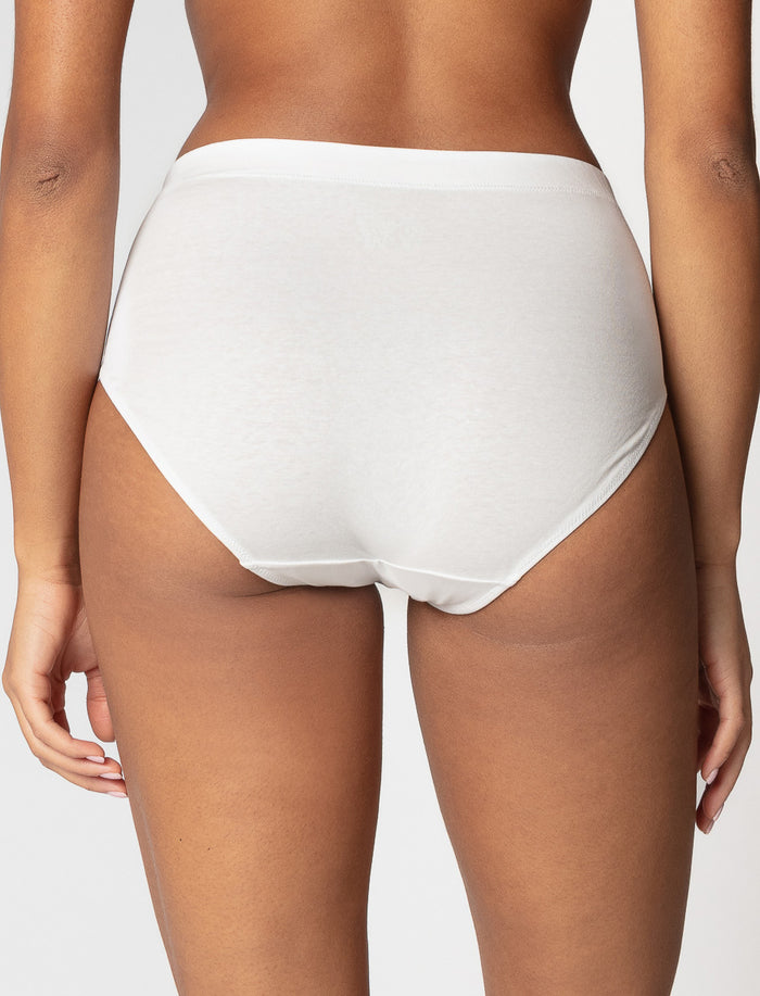 Culotte taille haute unie