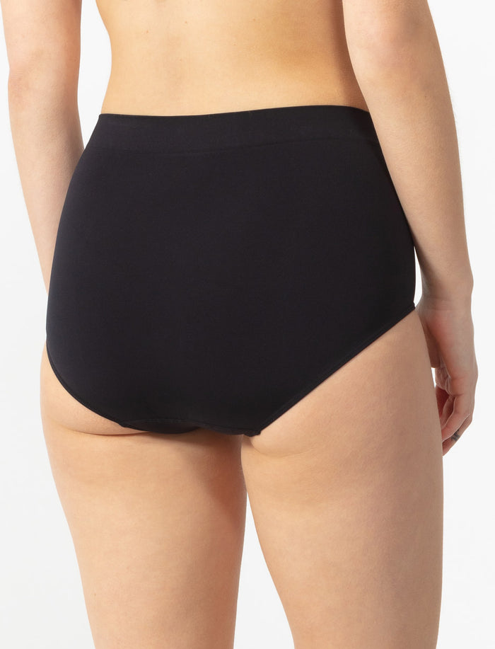 Culotte taille haute unie