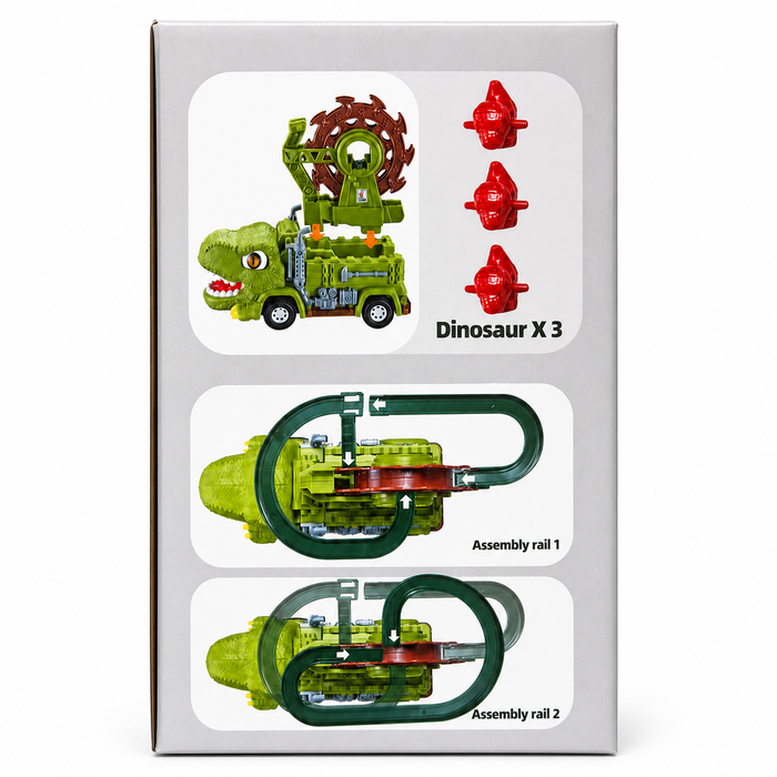 Dinosaur Track Toy – Tyrannosaurus Rex Light & Sound Truck (Ages 3+)