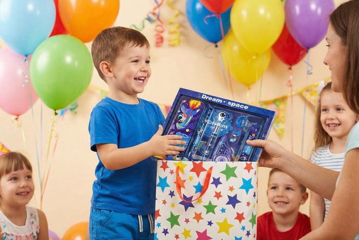 Dream Space Kids Stationery Gift Set – 8pc Rocket & Astronaut Theme