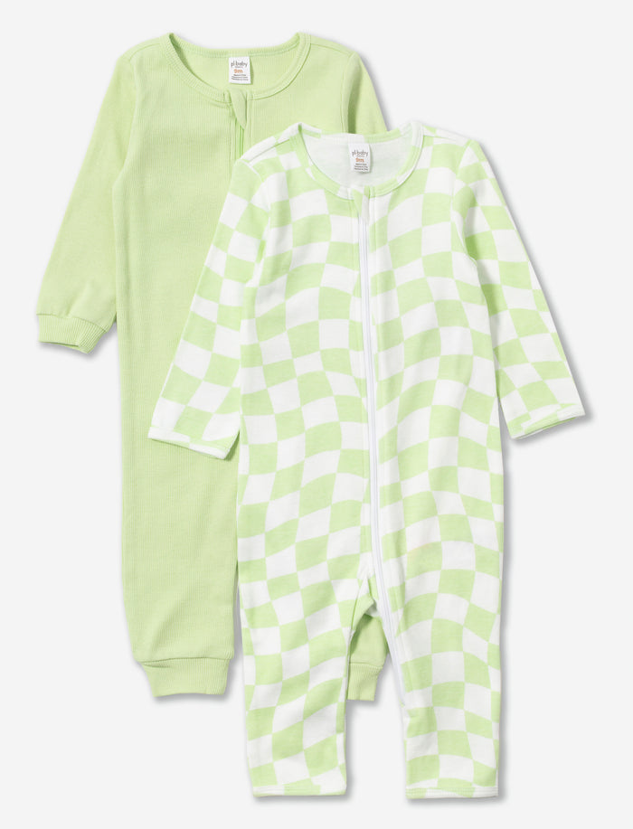 Ens. de 2 pyjamas une-pièce