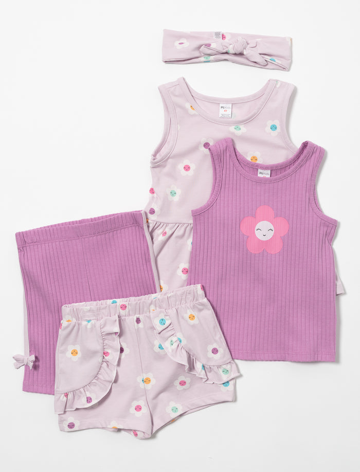 Ensemble coordonné 4 pièces + bandeau