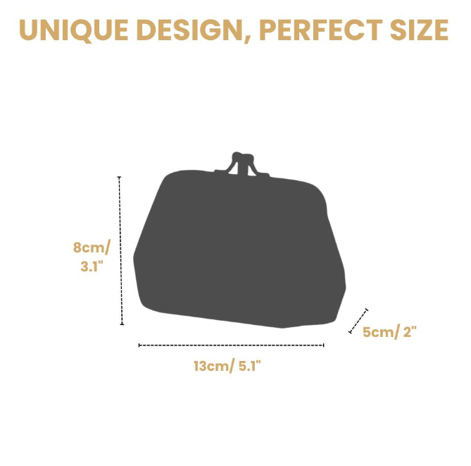 FRMP-SWAN | Swan Rush and Iris Coin Clasp Frame Purse
