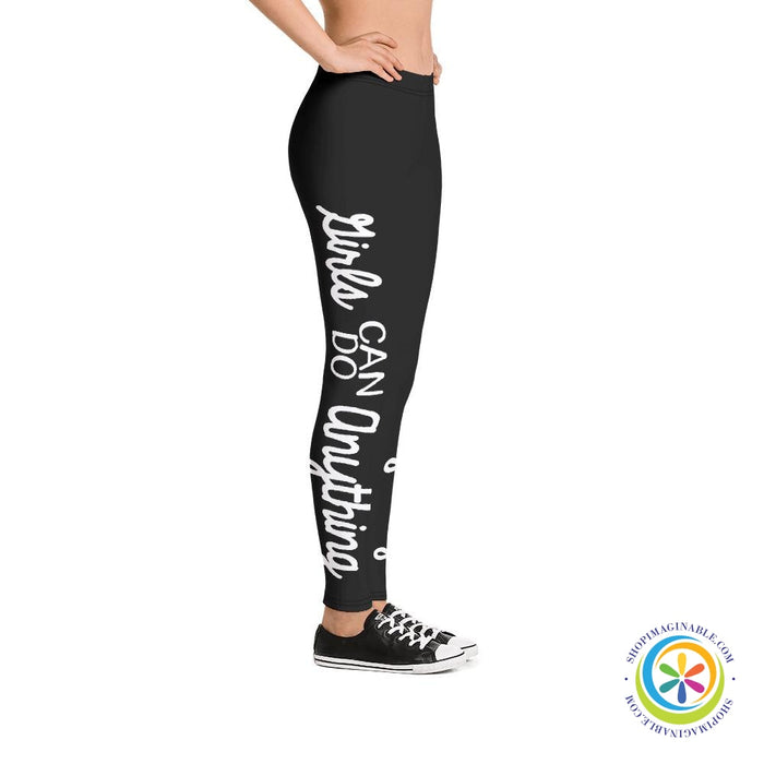 Girls Can Do Anything Full Length Leggings-ShopImaginable.com