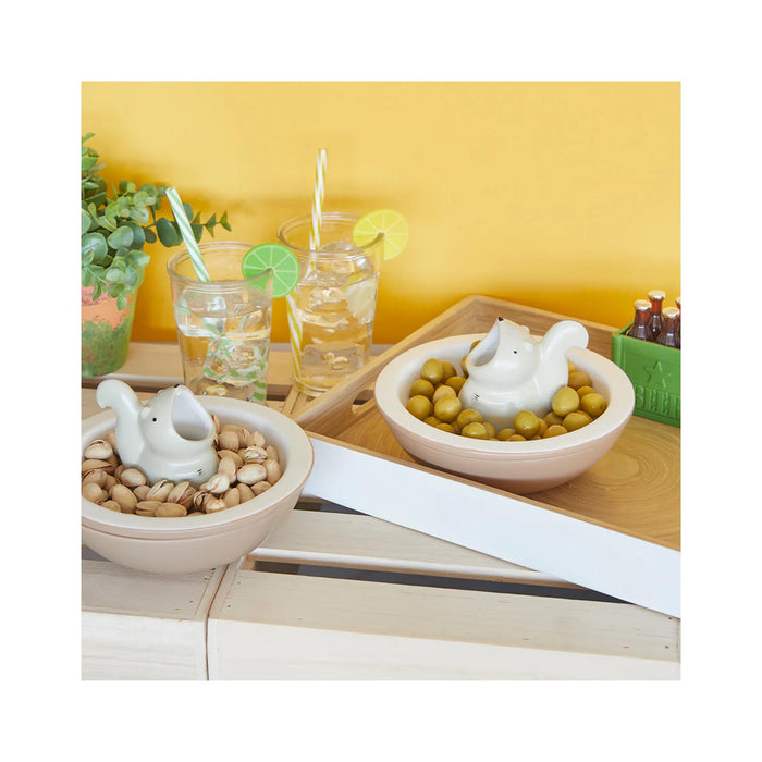 Hungry Squirrel Appetizer Bowl - in use