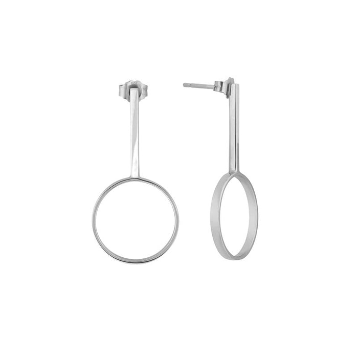 Republic Road Illuminate Clarity Earrings - Silver | Koop.co.nz