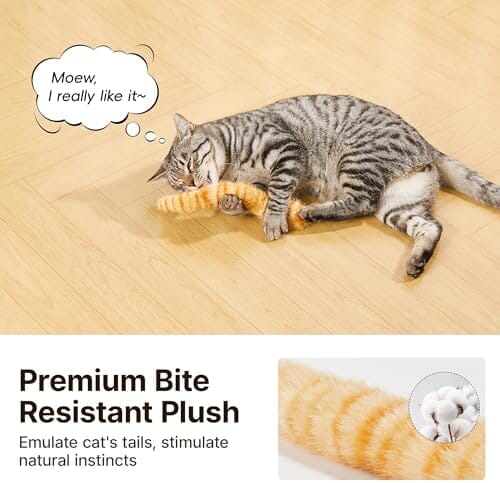Interactive Indoor Kitten Kicker for Kitty Exercise 9.8 Inches Cat Toys Pet Clever