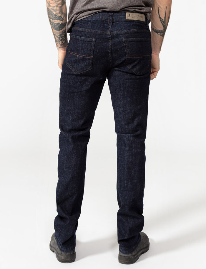 Jean à taille régulière et jambe droite