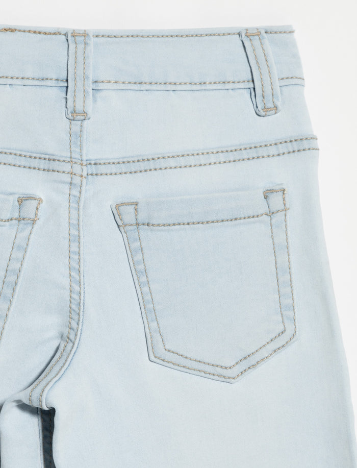Jean à taille régulière et jambe large