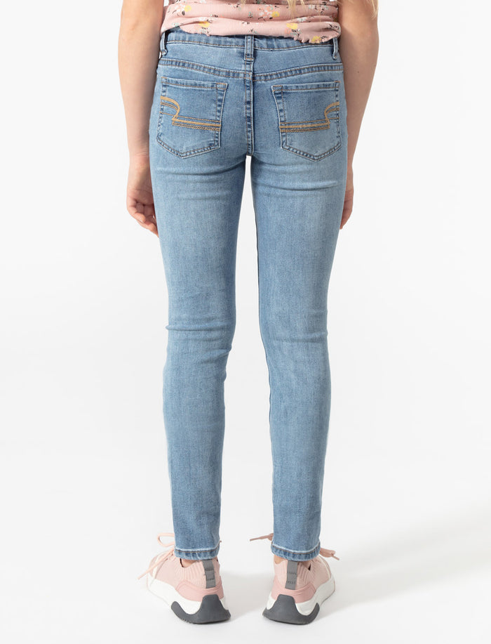 Jean skinny à taille régulière déchiré