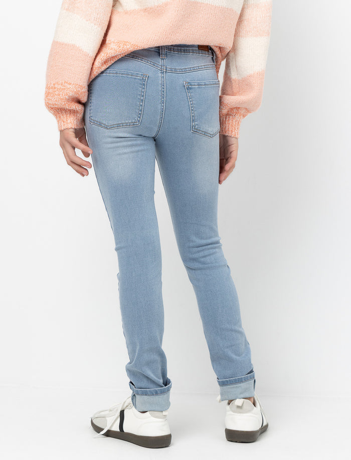 Jean skinny à taille régulière
