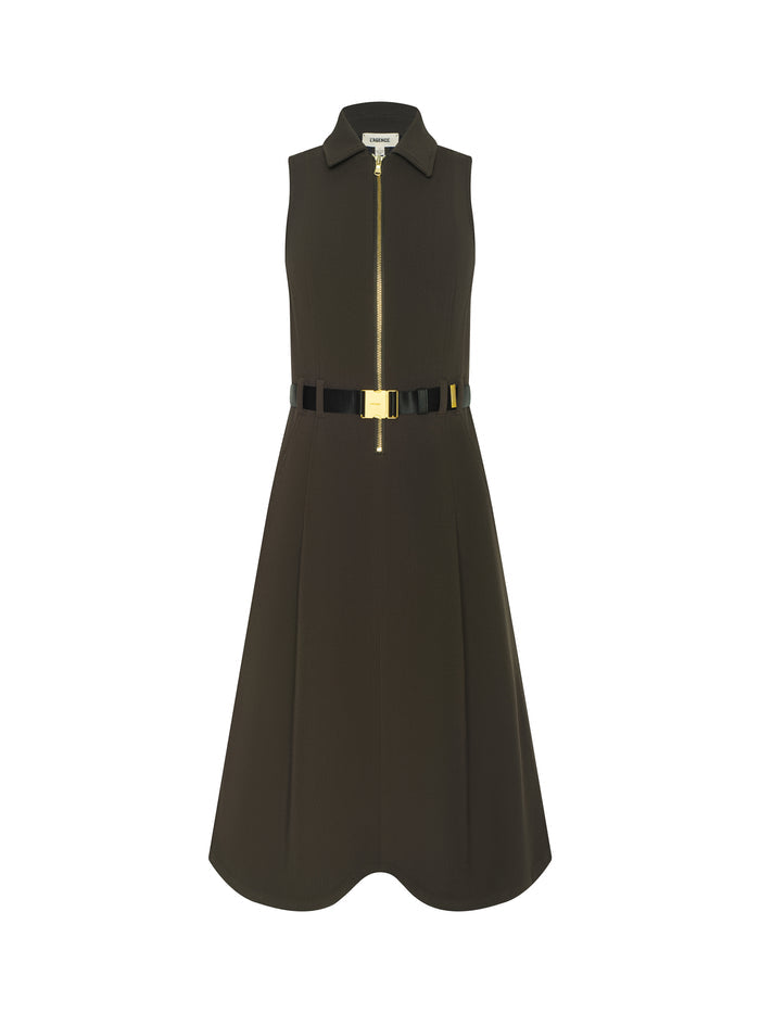 L'Agence Kylo Belted Shirt Dress