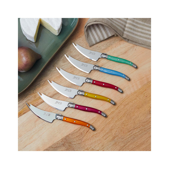 Laguiole Pronged Knife (Single) - Rainbow Color Choice