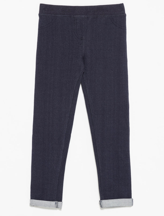Legging roulé au bas