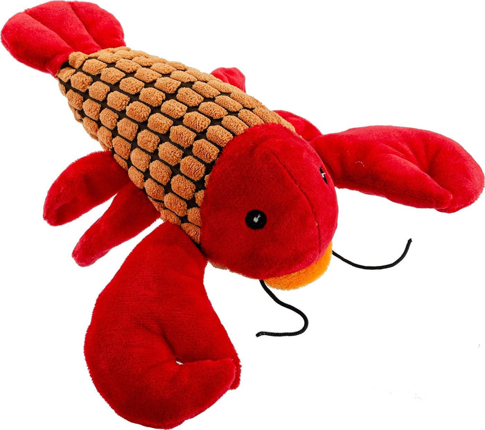 Lobster Sea Creatures with Squeaker and Crinkle Dog Toys Pet Clever