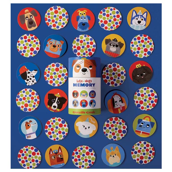 Crocodile Creek Lots Of Dogs Memory Game (36pc) | Koop.co.nz