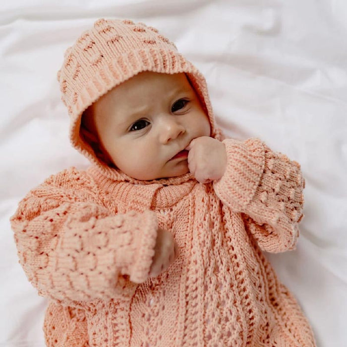 Di Lusso Living Marshmallow Bonnet Hat - Pink | Koop.co.nz