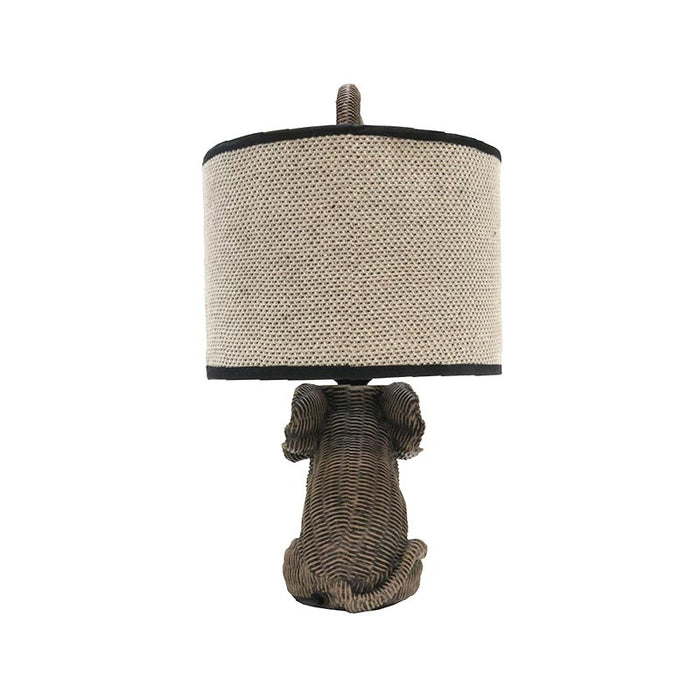 Le Forge Natural Elephant Lamp (37cm) | Koop.co.nz
