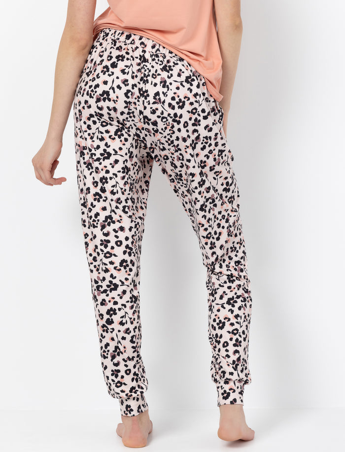 Pantalon jogger de pyjama imprimé pour femme