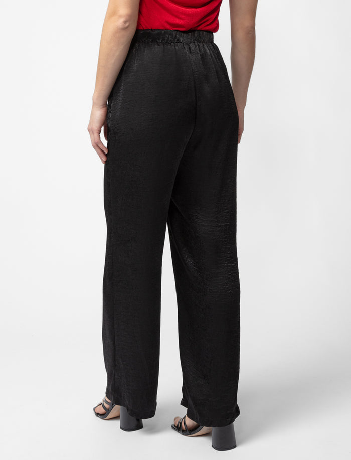 Pantalon satiné à enfiler