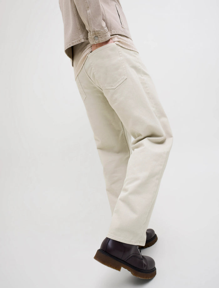 Pantalon uni à jambes larges