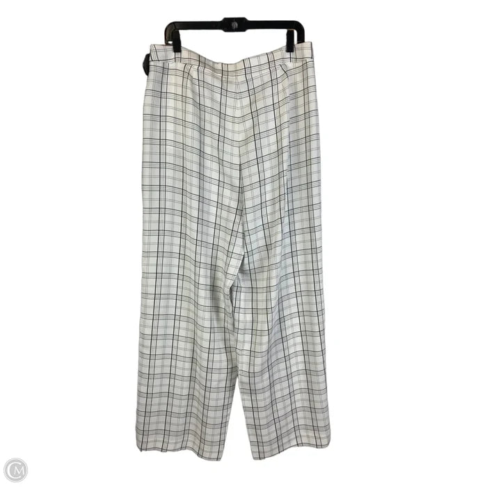 Pants Dress By Kenneth Cole In Black & White, Size: 12