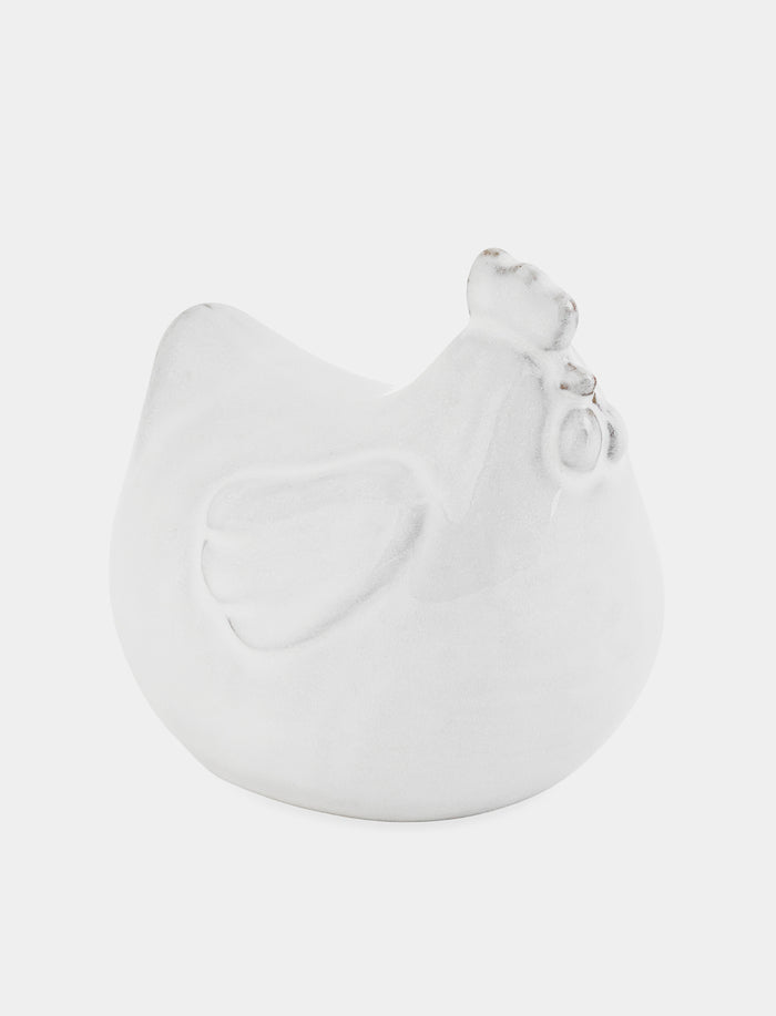 Poulet décoratif en porcelaine